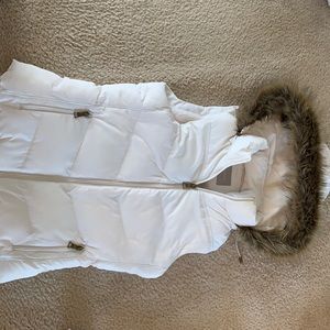 Banana republic bubble vest!